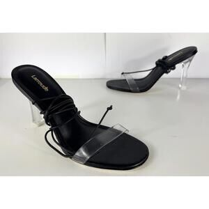 Larroude Women's Gloria High Heel Sandals Black Size US 9